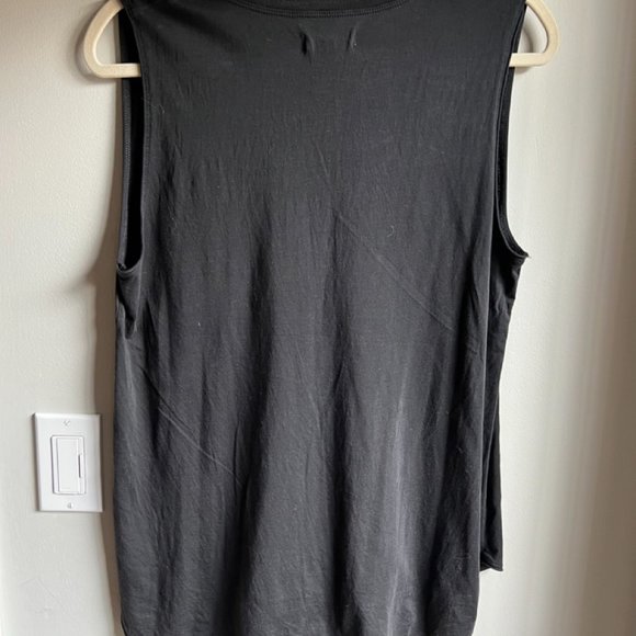 BLACK ROCKSTAR SLEEVELESS TEE - Picture 3 of 3